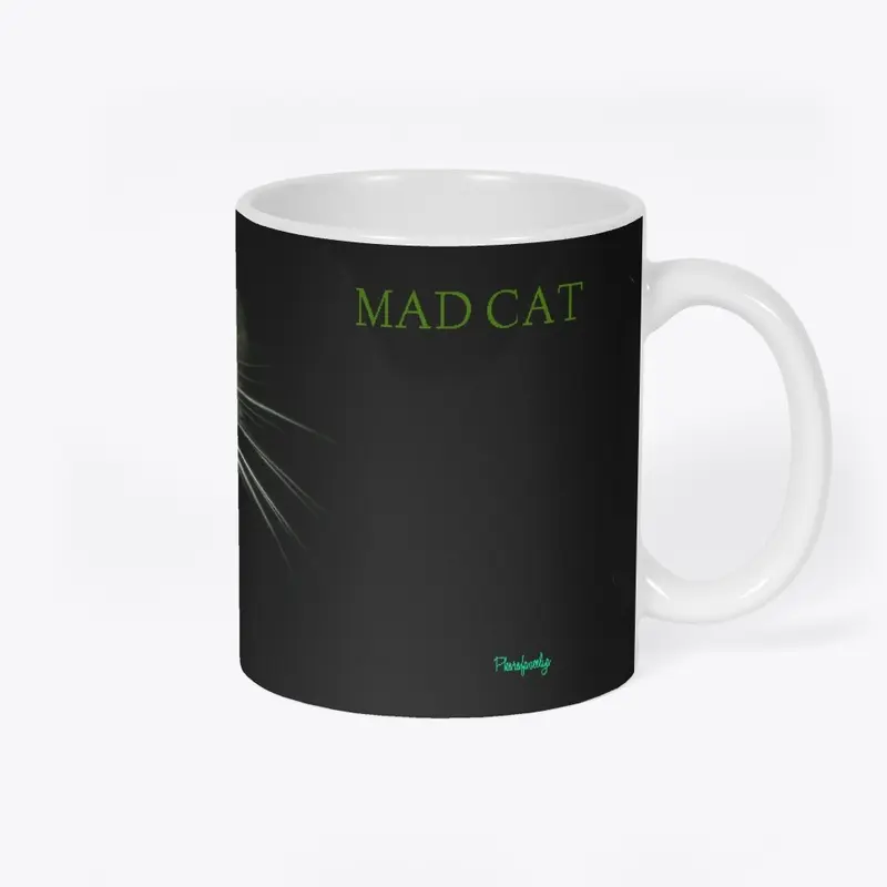 MAD CAT COFFEE MUG